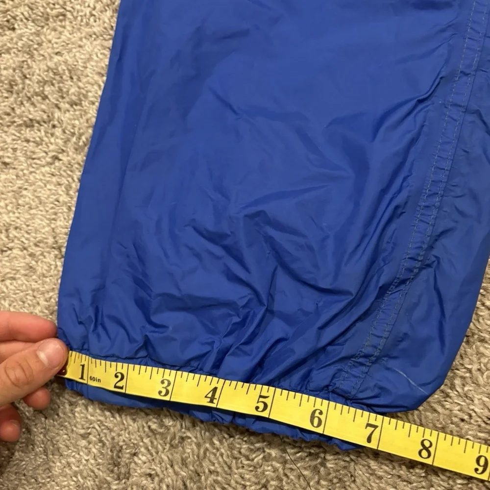 Vintage North Face Brown Label Gore-Tex Shell Pants Made In USA Blue Medium 80's